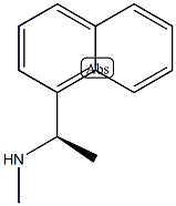 (R)-(+)-N-甲基-1-(1-萘基)乙基胺结构式
