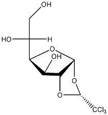 α-氯醛糖结构式