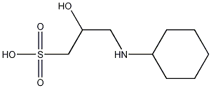 3-(环己胺)-2-羟基-1-丙磺酸结构式