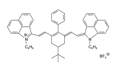 1-Butyl-2-(2-[5-tert-butyl-3-[2-(1-butyl-1H-benzo[cd]indol-2-ylidene)-ethylidene]-2-phenyl- cyclohex-1-enyl-vinyl)-benzo[cd]indolium tetrafluoroborate
