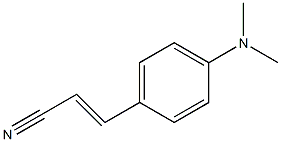 反-4-二甲氨基肉桂腈结构式