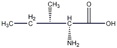 DL-别异亮氨酸结构式