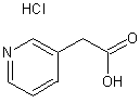 3-吡啶乙酸盐酸盐结构式
