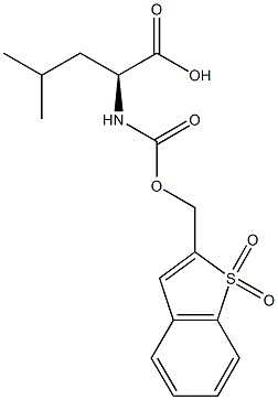 N-Bsmoc-L-亮氨酸结构式