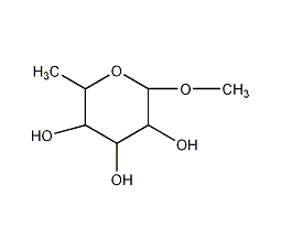甲基-6-脱氧-α-D-半乳糖苷结构式