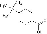 4-叔丁基环己基甲酸结构式