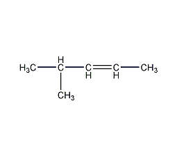 反式-4-甲基-2-戊烯结构式