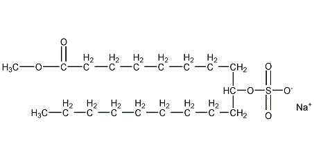 Sodium 1-methyl 9-(sulphooxy)octadecanoate