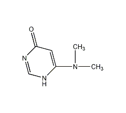 6-二甲氨基-4-1H-嘧啶酮结构式