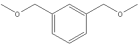 1,3-双(甲氧基甲基)苯结构式