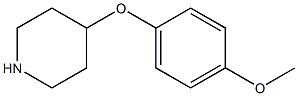 4-(4-Methoxyphenoxy)piperidine结构式