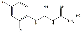 1-(2,4-二氯苯基)双胍盐酸盐结构式