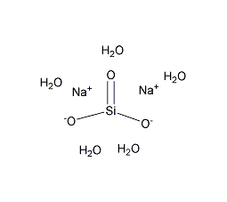 五水偏硅酸钠结构式