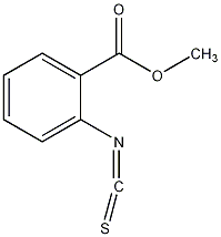2-甲氧基羰基苯基异硫氰酸酯结构式