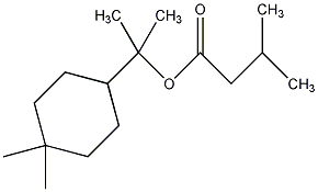 异戊酸松油酯结构式