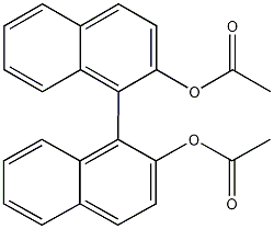 2,2-二乙酰氧基-1,1-联萘结构式