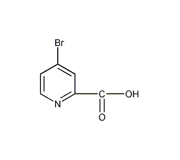 4-溴吡啶-2-甲酸结构式