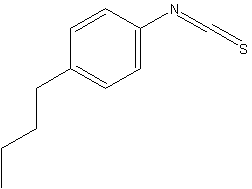 4-正丁基苯异硫氰酸酯结构式