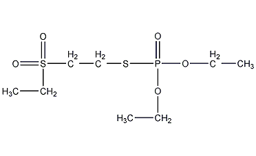 氧乙拌磷砜结构式