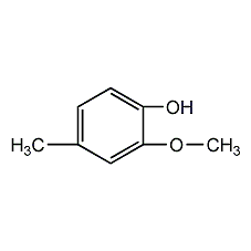 2-甲氧基-4-甲酚结构式