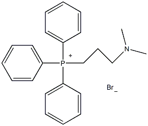(3-(二甲氨基)丙基)三苯基溴化磷结构式