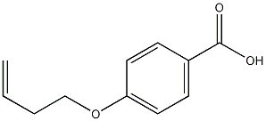 4-(3-丁烯氧基)苯甲酸结构式