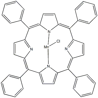 5,10,15,20-四苯基-21H,23H-卟吩氯化锰结构式