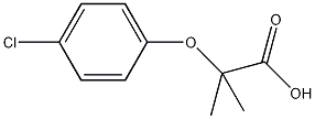 2-(4-氯苯氧基)异丁酸结构式