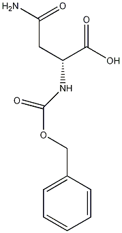 N-苄氧羰基-D-天冬酰胺结构式