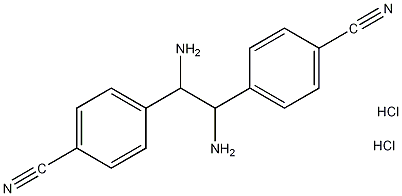 (1R,2R)-(+)-1,2-二(4-苯腈)乙二胺二盐酸盐结构式