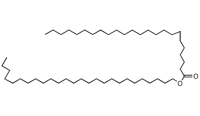 二十四(烷)酸二十六烷酯结构式