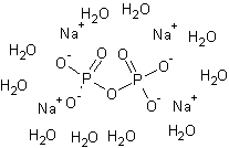 无水焦磷酸钠结构式