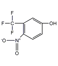 4-硝基-3-(三氟甲基)苯酚结构式