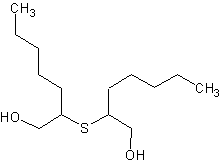 2-羟乙基正戊基硫醚结构式