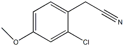 2-Chloro-4-methoxyphenylacetonitrile结构式