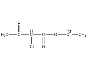 2-氯乙酰乙酸乙酯结构式