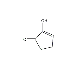 2-羟基-2-环戊烯-1-酮结构式