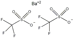 钡三氟甲烷磺酸盐结构式