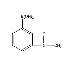 间乙酰苯基硼酸结构式
