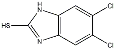 5,6-二氯苯并咪唑-2-硫醇结构式