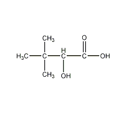 (R)-2-羟基-3,3-二甲基丁酸结构式