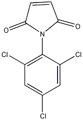 N-(2,4,6-三氯苯)马来酰亚胺结构式