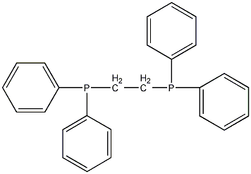 1,2-双(二苯基膦基)乙烷结构式