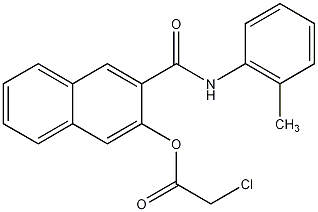 萘酚AS-D氯乙酸结构式