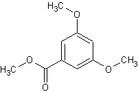 3,5-二甲氧基苯酸甲酯结构式