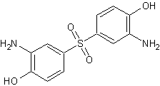 3,3'-二氨基双酚S结构式
