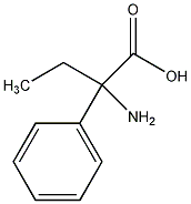 2-氨基-2-苯基丁酸结构式