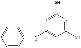 6-Anilino-1,3,5-triazine-2,4-dothiol