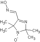 4-羟基亚甲基-2,2,5,5-甲基-3-咪唑啉-1-氧自由基结构式