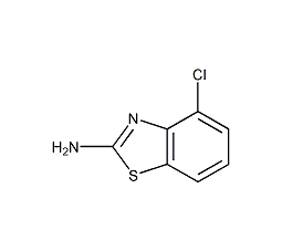 2-氨基-4-氯苯并噻唑结构式